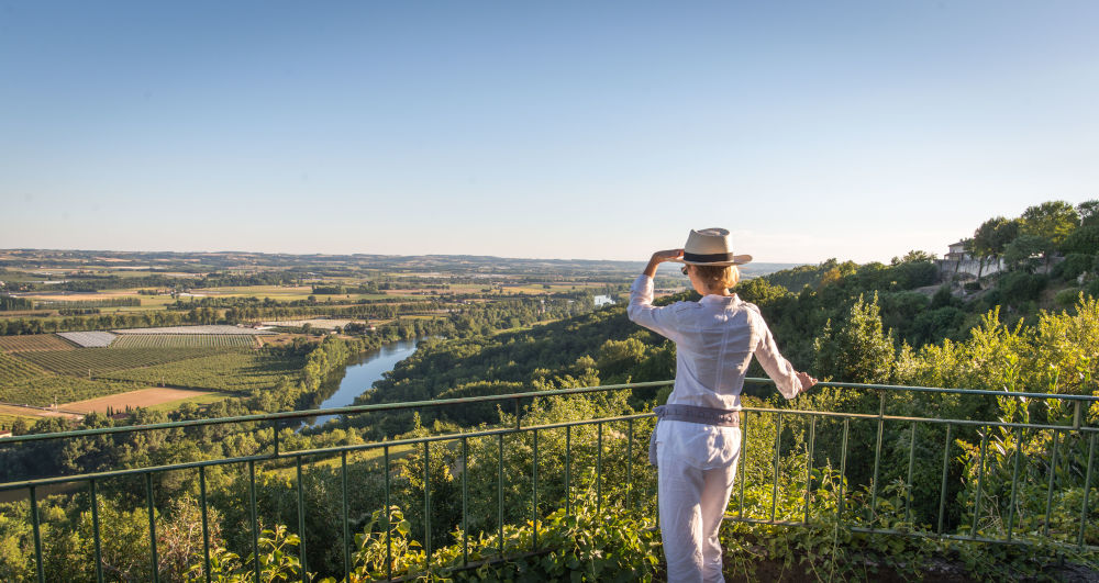 Point de vue au belvédère de Laparade