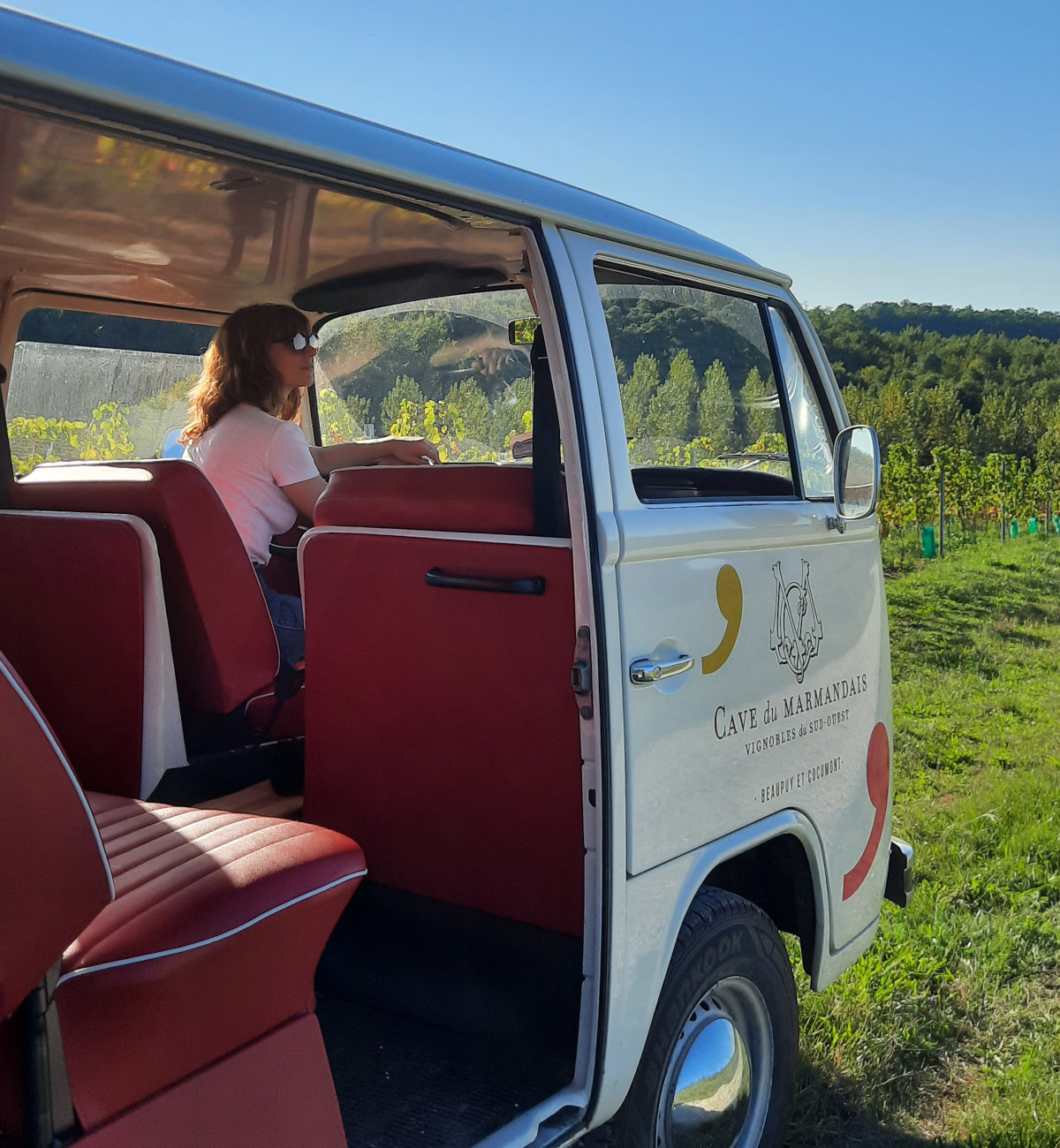 Visite vignobles du Marmandais en Combi