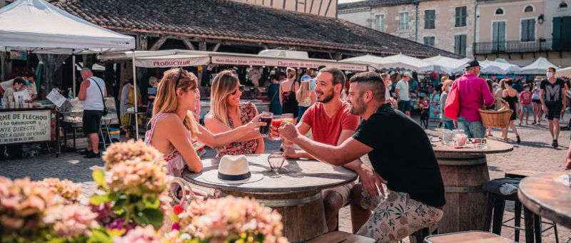 Marché estival de Villeréal © Teddy Verneuil - Lezbroz